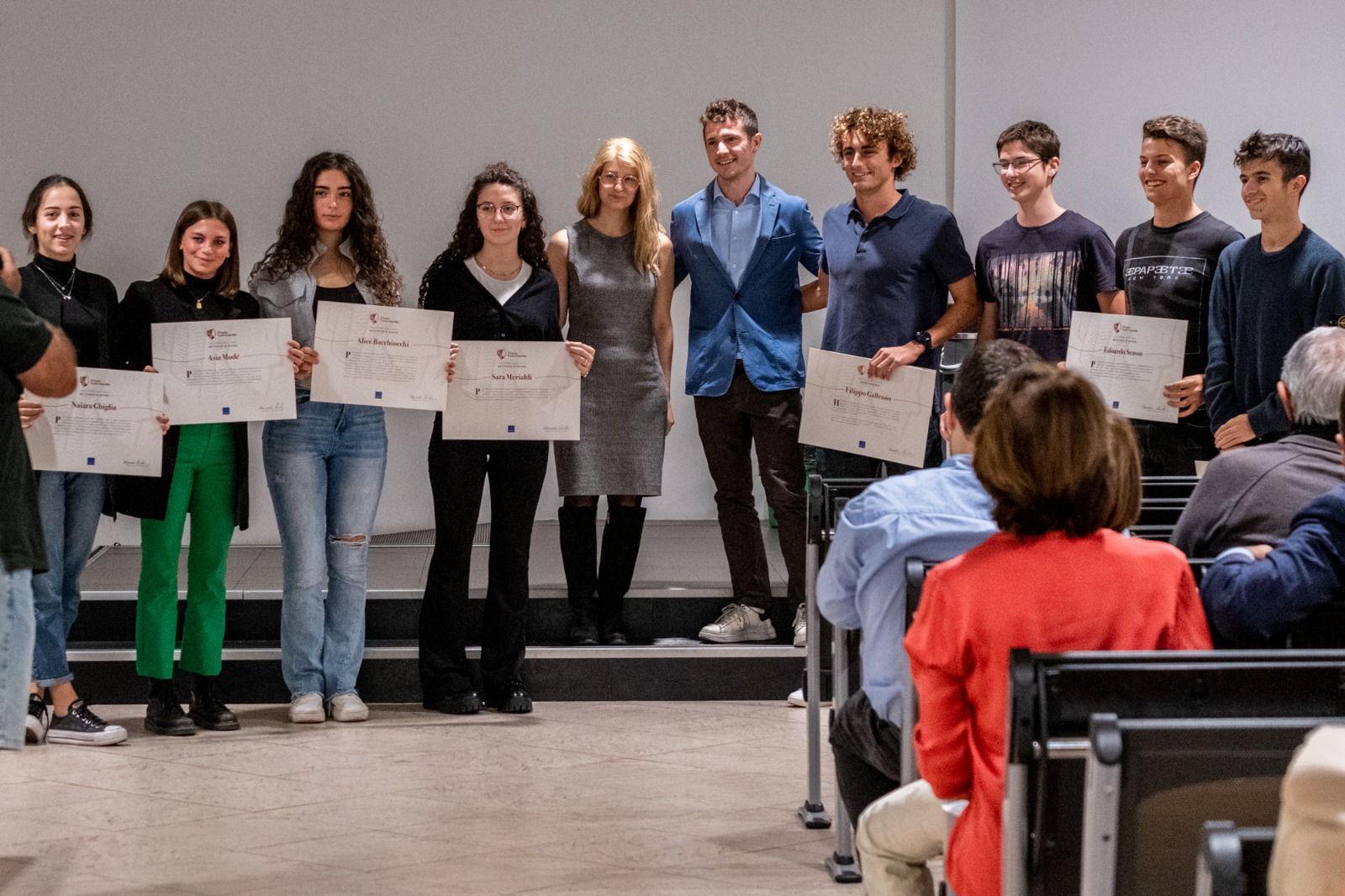 Studenti premiati con la Presidenza del Premio