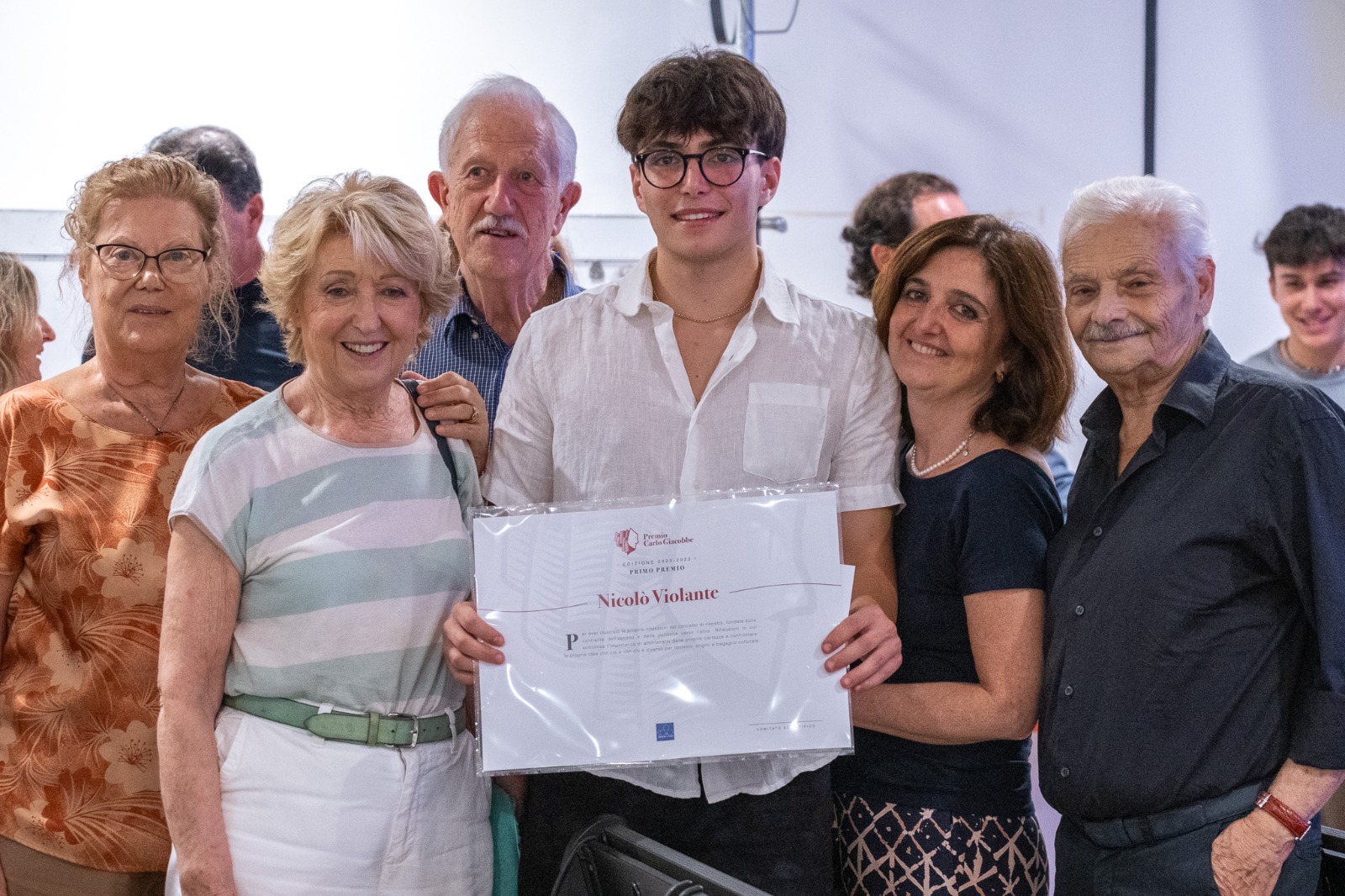 Nicolò Violante, vincitore della seconda edizione del Premio Giacobbe